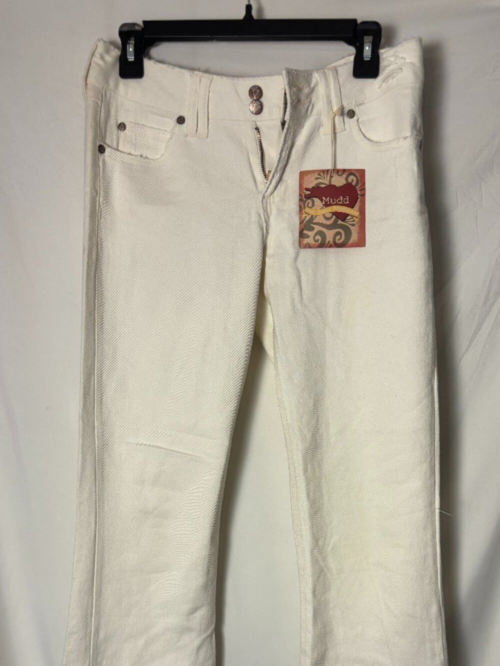 Mudd Jeans White Bootcut Jeans Juniors Size 9